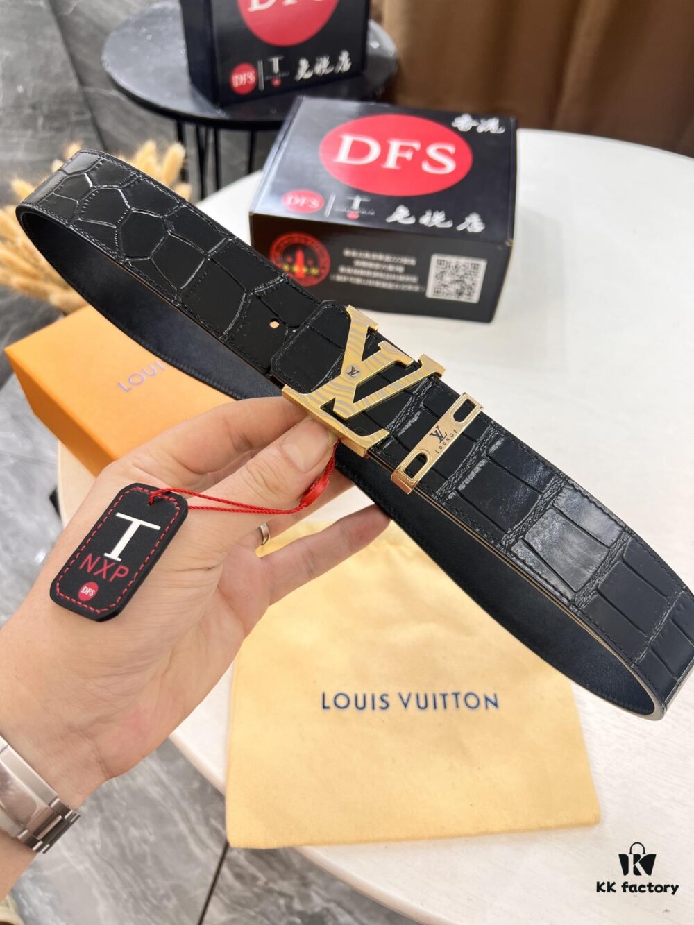 693202c43a89a121ed550bd2 Top-Tier Belt, Original Factory Hong Kong Duty-Free T Gift Box (NXP Hang Tag with Verifiable Official Website RFID Chip)