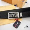 693202c43a89a121ed550bdc Top-tier Leather Belt, Hong Kong Tax-Free T Gift Box 🎁 (NXP Hang Tag with Official Website Verification, Authentic Anti-Counterfeit Chip) – New LV Corrosion-Patterned Stainless Steel Hardware, Italian Imported Crust Calfskin, 3.8cm Width, Men's Formal Premium Belt, Genuine Custom Edition
