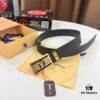 693202c53a89a121ed550be6 Top-Tier Leather Belt, Hong Kong Duty-Free T Gift Box 🎁 (NXP RFID Tag with Official Website Verification, Authentic Anti-Counterfeit Chip) - New LV Corrosion-Patterned Stainless Steel Hardware, Italian Imported Crust Calfskin, 3.8cm Width, Premium Men's Dress Belt, Genuine Custom Edition