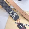 693202c63a89a121ed550bee LV Men's Belt, New Arrival, High-End Custom Leather, 3.8cm Width, Full-Grain Suede Calfskin, Corrosion-Finished Hardware, Authenticity Verified via NXP Chip