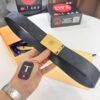 693202c83a89a121ed550c0b Top Quality Genuine Leather Belt, Louis Vuitton LV Style, 3.8cm Width, Imported South African Cowhide, Dual-Sided Texture, Full-Grain Cow Leather Men's Dress Belt