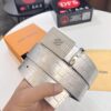 693202c93a89a121ed550c14 Top-Tier Men's Dress Belt - Louis Vuitton LV Style, 3.8cm Width, Premium Cowhide Leather, Double-Sided Texture, Hong Kong Duty-Free Gift Box, Anti-Counterfeit QR Authentication
