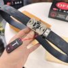 693202c93a89a121ed550c1b Xiaozhu Recommended Trumpet Trumpet Louis Vuitton Automatic Buckle Belt, Custom Cowhide, Checkered Full-Grain Imported Leather Paired with Fine-Grained Cattle Leather, Top-Quality Business Formal Belt with Soft Automatic Slide Rail Feel