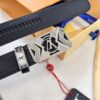693202c93a89a121ed550c1d Xiaozhu Recommended Trumpet Trumpet Louis Vuitton Automatic Buckle Belt, Custom Cowhide, Checkered Full-Grain Imported Leather Paired with Fine-Grained Cattle Leather, Top-Quality Business Formal Belt with Soft Automatic Slide Rail Feel