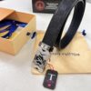 693202c93a89a121ed550c1e Xiaozhu Recommended Trumpet Trumpet Louis Vuitton Automatic Buckle Belt, Custom Cowhide, Checkered Full-Grain Imported Leather Paired with Fine-Grained Cattle Leather, Top-Quality Business Formal Belt with Soft Automatic Slide Rail Feel