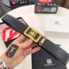 693202ca3a89a121ed550c2a Givenchy Men's Belt - Original Factory Direct, Genuine Ox Leather with Logo Buckle, 3.8cm Width, Duty-Free Hong Kong Gift Box Edition