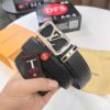 693202cb3a89a121ed550c35 Top-Tier LV Louis Vuitton Belt - Genuine Mold L, Polished Stainless Steel Hardware, Reversible French Imported Embossed Calfskin Leather, 3.8cm Width, with NXP Anti-Counterfeit Chip (Hong Kong Duty-Free Exclusive Gift Box)