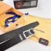 693202cb3a89a121ed550c36 Top-Tier LV Louis Vuitton Belt - Genuine Mold L, Polished Stainless Steel Hardware, Reversible French Imported Embossed Calfskin Leather, 3.8cm Width, with NXP Anti-Counterfeit Chip (Hong Kong Duty-Free Exclusive Gift Box)