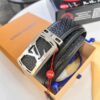 693202cb3a89a121ed550c37 Top-Tier LV Louis Vuitton Belt - Genuine Mold L, Polished Stainless Steel Hardware, Reversible French Imported Embossed Calfskin Leather, 3.8cm Width, with NXP Anti-Counterfeit Chip (Hong Kong Duty-Free Exclusive Gift Box)