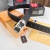 693202cb3a89a121ed550c39 Top-Tier LV Louis Vuitton Belt - Genuine Mold L, Polished Stainless Steel Hardware, Reversible French Imported Embossed Calfskin Leather, 3.8cm Width, with NXP Anti-Counterfeit Chip (Hong Kong Duty-Free Exclusive Gift Box)