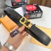 693202cc3a89a121ed550c3b Top-Tier LV Louis Vuitton Belt - Genuine Mold L, Polished Stainless Steel Hardware, Reversible French Imported Embossed Calfskin Leather, 3.8cm Width, NXP RFID Chip for Official Authentication