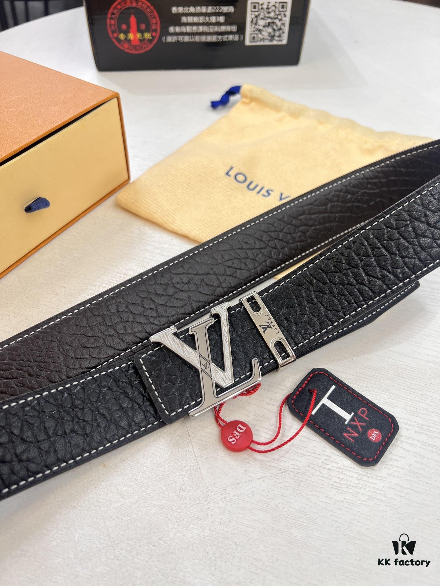 693202cd3a89a121ed550c53 Givenchy Men's Belt - Original Factory Direct, Genuine Calfskin Leather, Embossed Logo Buckle, 3.8cm Width, Duty-Free Hong Kong Edition