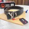 693202ce3a89a121ed550c54 Givenchy Men's Belt - Original Factory Direct, Genuine Calfskin Leather, Embossed Logo Buckle, 3.8cm Width, Duty-Free Hong Kong Edition