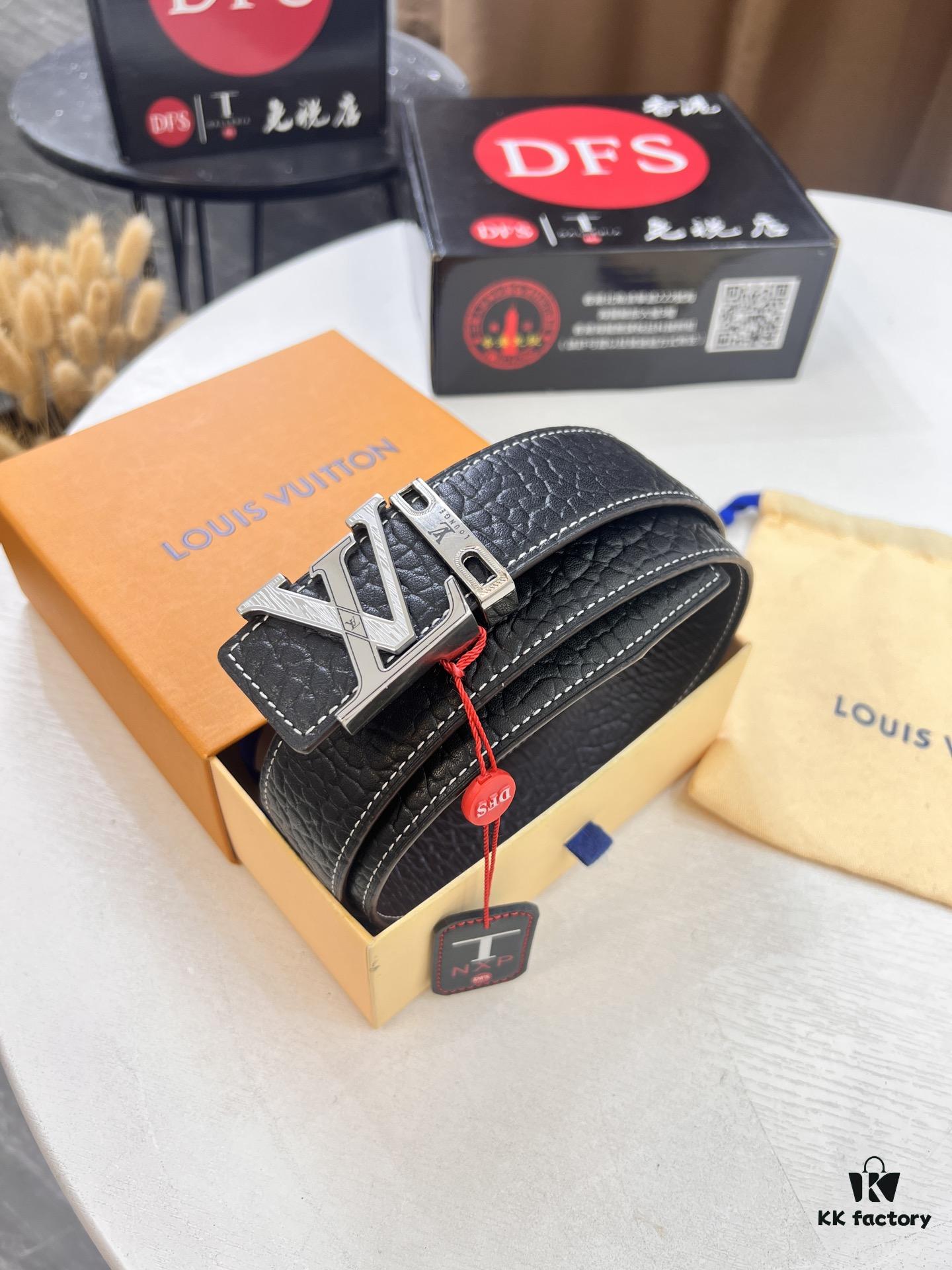 693202ce3a89a121ed550c56 Givenchy Men's Belt - Original Factory Direct, Genuine Calfskin Leather, Embossed Logo Buckle, 3.8cm Width, Duty-Free Hong Kong Edition