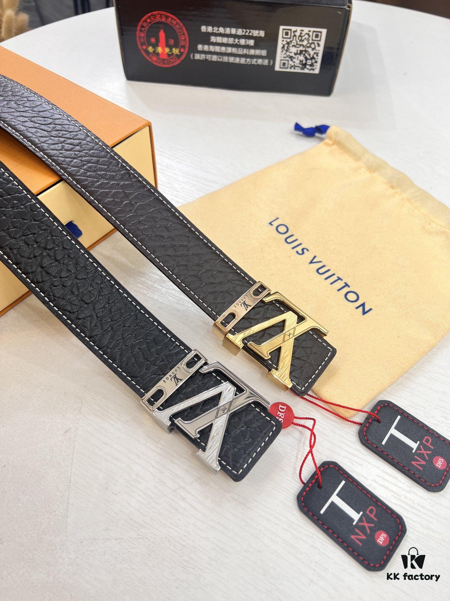 693202ce3a89a121ed550c58 Givenchy Men's Belt - Original Factory Direct, Genuine Calfskin Leather, Embossed Logo Buckle, 3.8cm Width, Duty-Free Hong Kong Edition