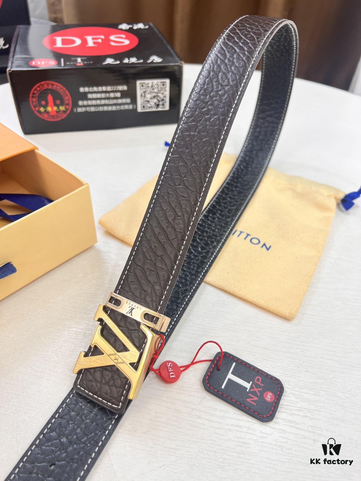 693202ce3a89a121ed550c5c Givenchy Men's Premium Belt - Original Factory Direct, Genuine Oxhide Leather with Logo Buckle, 3.8cm Width