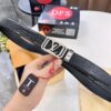 693202cf3a89a121ed550c6a Louis Vuitton Automatic Buckle Belt, Top-Quality Genuine Leather with Crocodile Texture, 3.5cm Width, Premium Business Formal Accessory