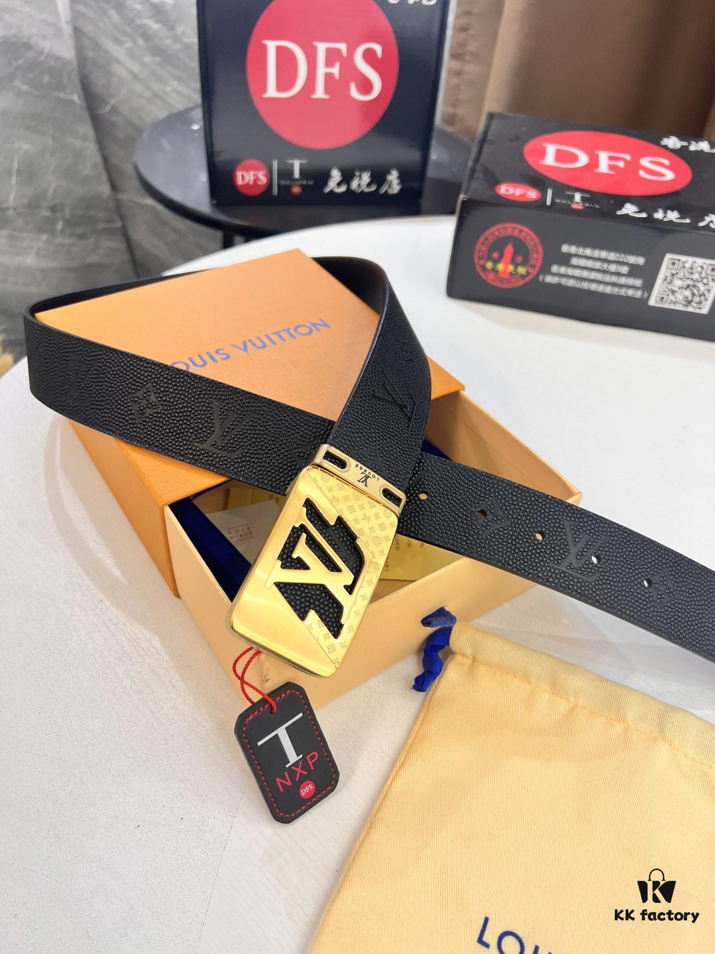 693202d03a89a121ed550c77 Top-Tier Leather Belt, Original Factory Hong Kong Duty-Free T Gift Box (NXP Hang Tag with Recognizable Chip Verifiable on Official Website, Authentic Anti-Counterfeit Chip)