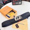 693202d03a89a121ed550c7b Top-Tier LV Louis Vuitton L-Logo Polished Stainless Steel Buckle Leather Belt - Imported French Embossed Calfskin, 3.8cm Width, with Authentic NXP RFID Chip (Original Mold, Duty-Free Hong Kong Grade)