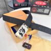 693202d13a89a121ed550c7e Top-Tier LV Louis Vuitton L-Logo Polished Stainless Steel Buckle Leather Belt - Imported French Embossed Calfskin, 3.8cm Width, with Authentic NXP RFID Chip (Original Mold, Duty-Free Hong Kong Grade)
