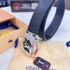 693202d13a89a121ed550c7f Top-Tier LV Louis Vuitton L-Logo Polished Stainless Steel Buckle Leather Belt - Imported French Embossed Calfskin, 3.8cm Width, with Authentic NXP RFID Chip (Original Mold, Duty-Free Hong Kong Grade)