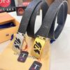 693202d13a89a121ed550c80 Top-Tier LV Louis Vuitton L-Logo Polished Stainless Steel Buckle Leather Belt - Imported French Embossed Calfskin, 3.8cm Width, with Authentic NXP RFID Chip (Original Mold, Duty-Free Hong Kong Grade)