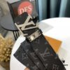 693202d13a89a121ed550c87 LV Men's Belt, New Monogram Design, Imported Fabric, Full-Grain Cowhide, Reversible, 3.8cm Width, Water Ripple Letter Hardware