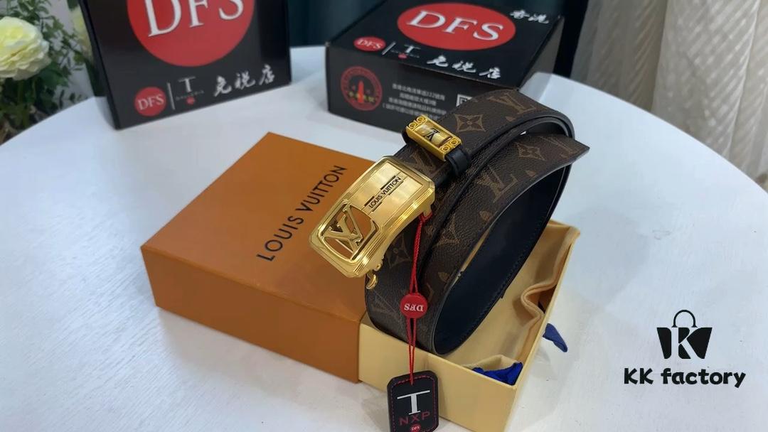 693202d23a89a121ed550c91 Top-Grade Premium Custom Cowhide Automatic Buckle Men's Business Belt