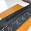 Louis Vuitton Automatic Buckle Belt, Premium Cowhide with PVC Monogram Pattern, 3.5cm Width, Top-Quality Craftsmanship