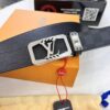 693202d43a89a121ed550ca4 Louis Vuitton Automatic Buckle Belt, Top-Quality Genuine Leather, Imported Grain Calfskin with Fine-Textured Cowhide, 3.5cm Width, Smooth Slide Mechanism, LV Stainless Steel Hardware