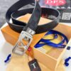 693202d43a89a121ed550ca8 Louis Vuitton Automatic Buckle Belt, Top-Quality Genuine Leather, Imported Grain Calfskin with Fine-Textured Cowhide, 3.5cm Width, Smooth Slide Mechanism, LV Stainless Steel Hardware