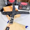 693202d63a89a121ed550cbf LV Men's Belt, Latest Design, ZP Molded, Synchronized with Original Monogram Fabric, Full-Grain Cowhide Leather, 4.0cm Width, Premium Quality with NXP Anti-Counterfeit Chip