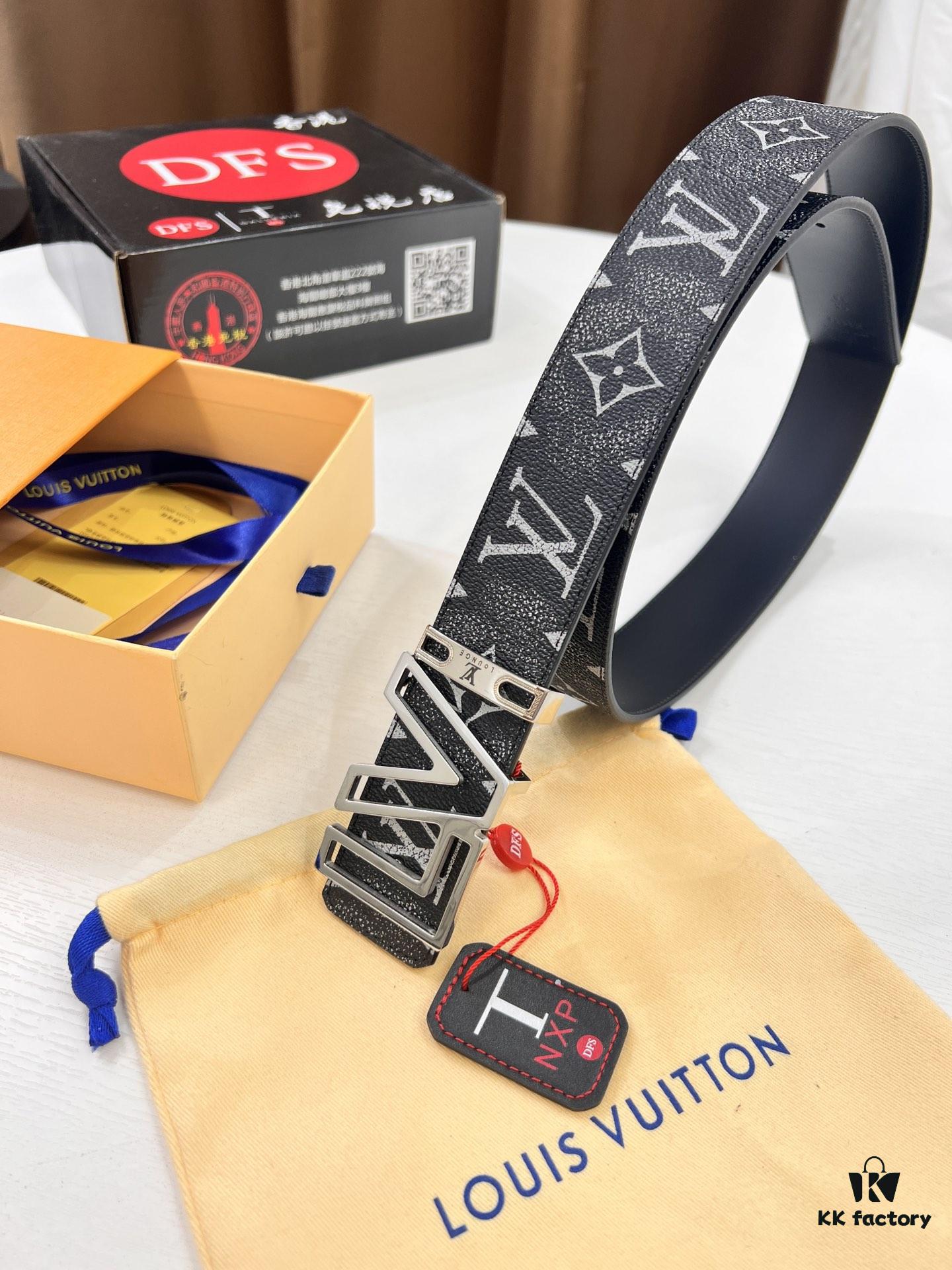 New Arrival Authentic Louis Vuitton LV Men's Belt