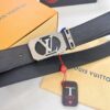 693202d93a89a121ed550ce4 Top-Tier Louis Vuitton LV Belt – Genuine French Calfskin with NXP RFID Chip, 3.8cm Width, Premium Duty-Free Gift Box