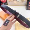 693202da3a89a121ed550cf3 Top-Tier Louis Vuitton LV Belt, Original Factory Hong Kong Duty-Free T Gift Box, Genuine Full-Grain French Calfskin, 3.8cm Width, NXP RFID Chip Compatible with Official Website Verification
