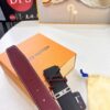 693202da3a89a121ed550cf5 Top-Tier Louis Vuitton LV Belt, Original Factory Hong Kong Duty-Free T Gift Box, Genuine Full-Grain French Calfskin, 3.8cm Width, NXP RFID Chip Compatible with Official Website Verification