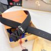 693202da3a89a121ed550cf8 Top-Tier Louis Vuitton LV Belt, Original Factory Hong Kong Duty-Free T Gift Box, Genuine Full-Grain French Calfskin, 3.8cm Width, NXP RFID Chip Compatible with Official Website Verification
