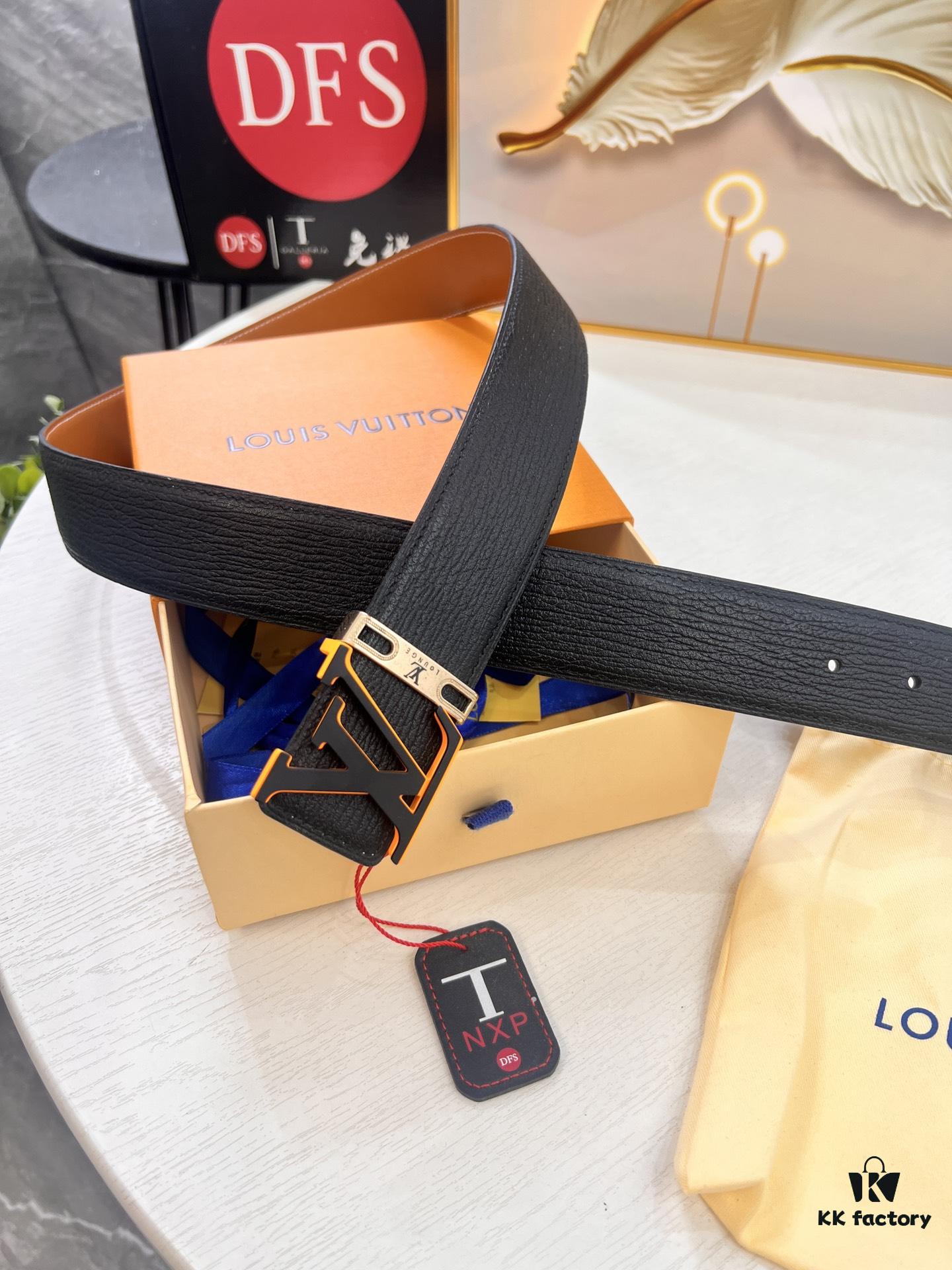 693202db3a89a121ed550cff Top-Tier Louis Vuitton LV Belt, Genuine First-Layer French Calfskin, 3.8cm Width, Original Factory Premium Duty-Free Hong Kong Gift Box, NXP RFID Tag (Verifiable on Official Website), Stainless Steel Hardware