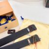 693202db3a89a121ed550d00 Top-Tier Louis Vuitton LV Belt, Genuine First-Layer French Calfskin, 3.8cm Width, Original Factory Premium Duty-Free Hong Kong Gift Box, NXP RFID Tag (Verifiable on Official Website), Stainless Steel Hardware