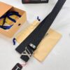 693202dc3a89a121ed550d0d LV-Style Top-Tier Leather Belt, Hong Kong Duty-Free Original Gift Box, Full-Grain Calfskin with NXP RFID Chip, 3.8cm Width