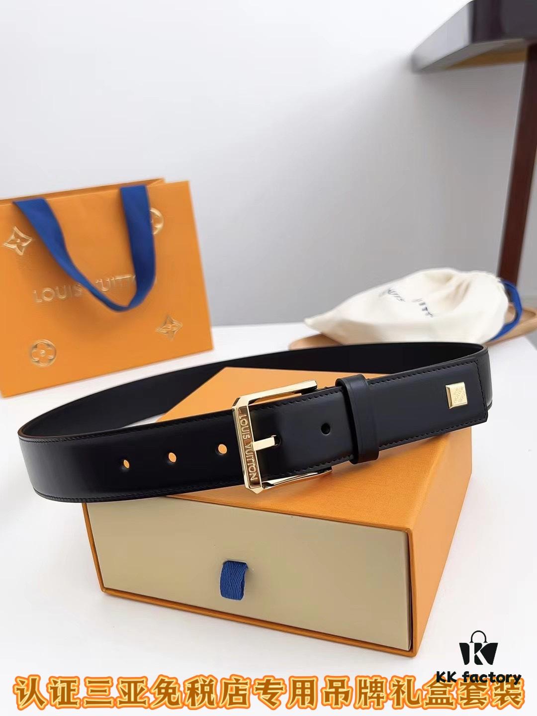693202dc3a89a121ed550d16 Sanya Duty-Free Authentic Latest Gift Box Packaging: LV Purchased Goods, 35mm Width