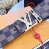 693202df3a89a121ed550d3c LV Men's Belt, ZP Molded New Style, Genuine Leather, 4.0cm Width, High-Quality with NXP Anti-Counterfeit Chip
