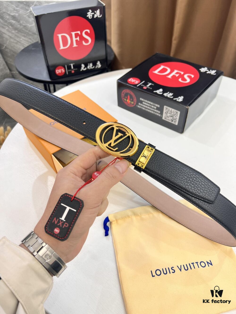 693202e13a89a121ed550d53 Louis Vuitton Belt, Top-Quality Genuine Leather with LV Stainless Steel Hardware, 3.5 cm Width
