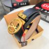 693202e13a89a121ed550d56 Louis Vuitton Belt, Top-Quality Genuine Leather with LV Stainless Steel Hardware, 3.5 cm Width
