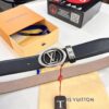 693202e23a89a121ed550d5b Louis Vuitton Belt, Top-Quality Business Leather Belt with Lv Stainless Steel Hardware, 3.5 cm Width
