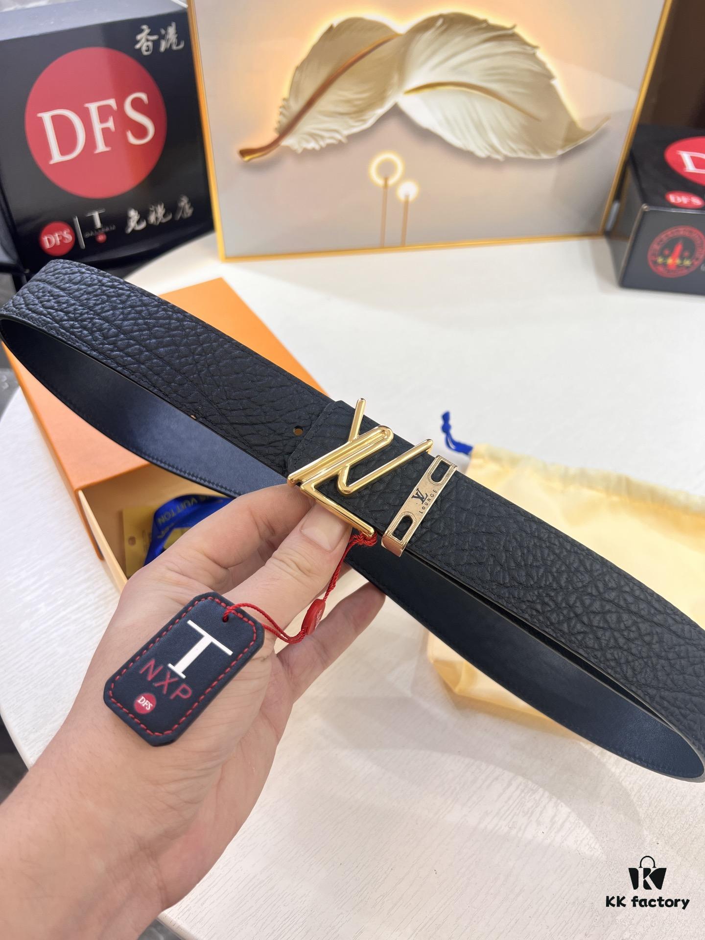 693202e33a89a121ed550d63 Arrival 🎺🎺 LV Men's Belt, 2-Letter Interior Buckle, Imported Elephant Texture Full-Grain Cowhide, Plain Weave Full-Grain Leather Bottom, Trendy Brand 3.8cm Available on Official Website, Top Quality with Authentication Support