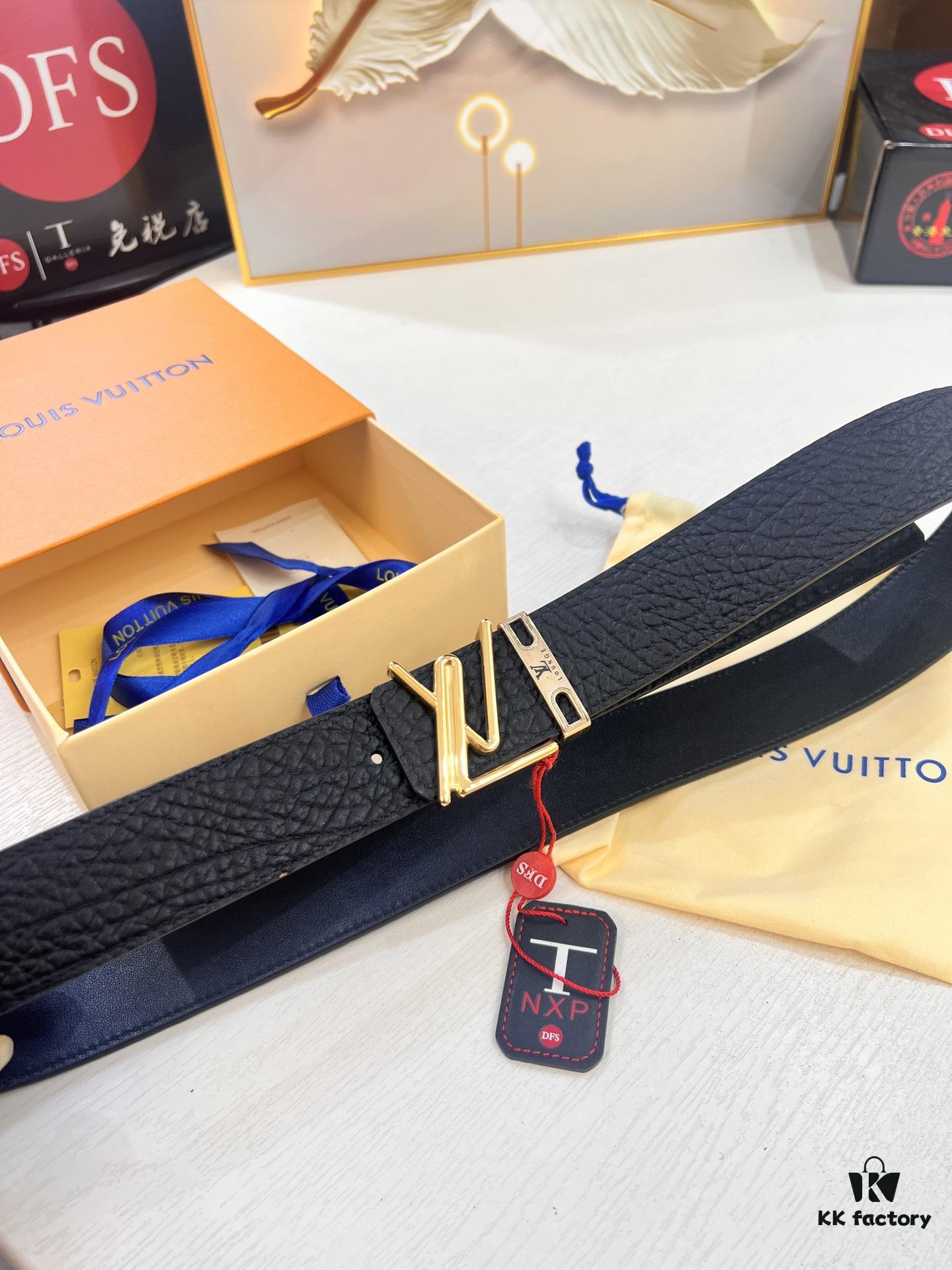693202e33a89a121ed550d64 Arrival 🎺🎺 LV Men's Belt, 2-Letter Interior Buckle, Imported Elephant Texture Full-Grain Cowhide, Plain Weave Full-Grain Leather Bottom, Trendy Brand 3.8cm Available on Official Website, Top Quality with Authentication Support