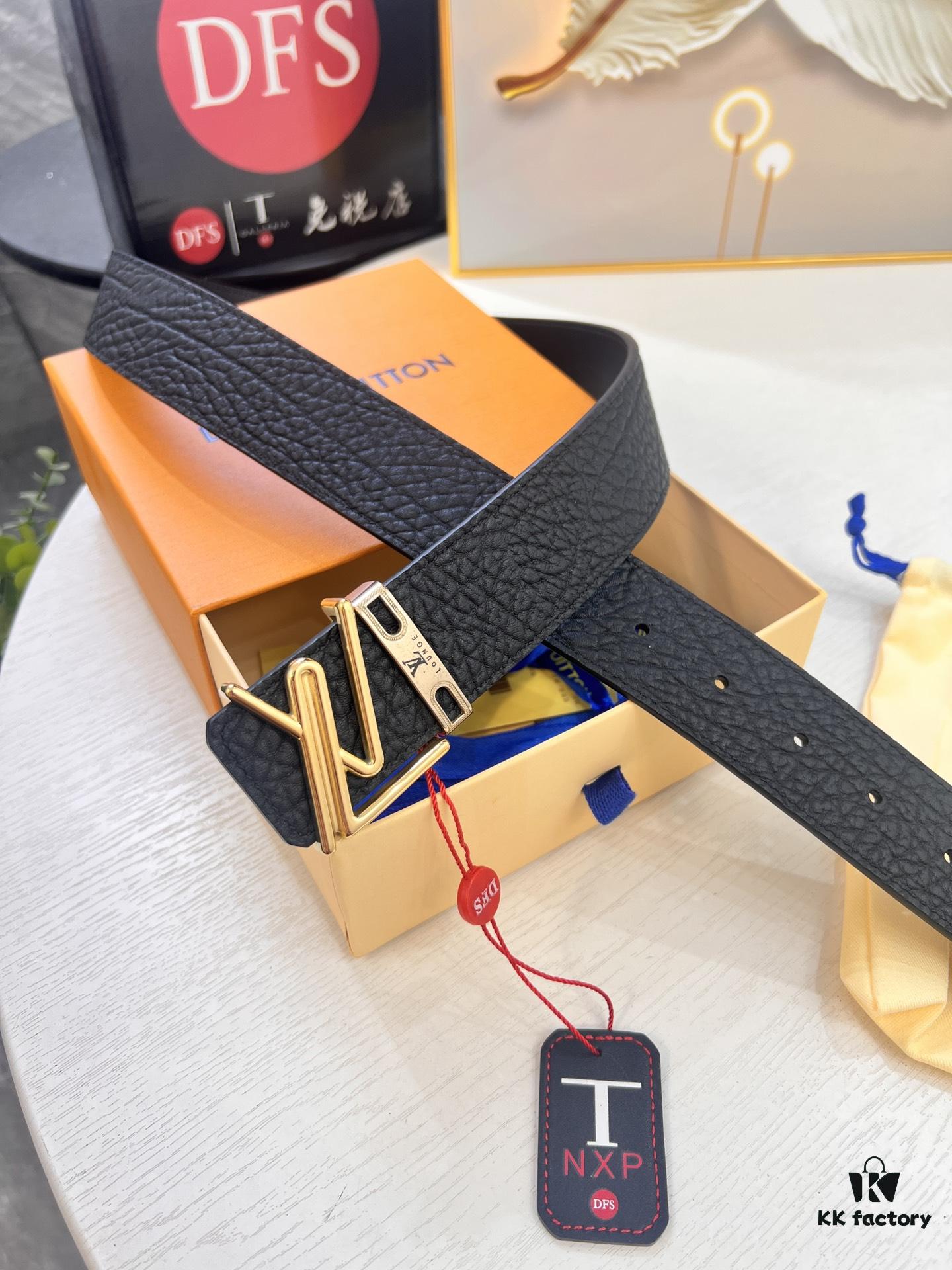 693202e33a89a121ed550d68 Arrival 🎺🎺 LV Men's Belt, 2-Letter Interior Buckle, Imported Elephant Texture Full-Grain Cowhide, Plain Weave Full-Grain Leather Bottom, Trendy Brand 3.8cm Available on Official Website, Top Quality with Authentication Support