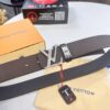 693202e33a89a121ed550d6d Arrival of Louis Vuitton LV Men's Belt, ZP Mold Design, Imported Genuine Original Print, Full-Grain Calfskin Leather, Reversible Double-Sided Use, 3.8cm Width