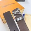 693202e33a89a121ed550d6e Arrival of Louis Vuitton LV Men's Belt, ZP Mold Design, Imported Genuine Original Print, Full-Grain Calfskin Leather, Reversible Double-Sided Use, 3.8cm Width